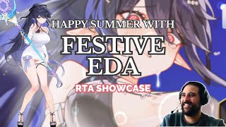 Festive Eda is a GREAT DEBUFFER! OVERWHELM THEM WITH DEBUFFS!! RTA Showcase [Epic seven]