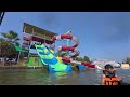 big green water slide at khlong khon water park 🇹🇭