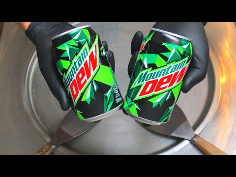 Mountain Dew Ice Cream Rolls | how to make Mountain Dew Ice Cream - rolled ice cream recipe | ASMR Mountain Dew Ice Cream Rolls | how to make Mountain Dew Ice Cream - rolled ice cream recipe | ASMR