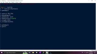 How to Draw the Letter "B" with Python Turtle.🐢🐢🐢