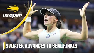Iga Swiatek beats Jessica Pegula in straight sets in quarterfinals | 2022 US Open