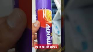 Moov pain relief spray for Quick relief