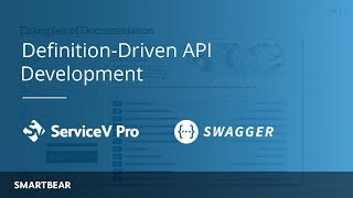 Definition-Driven API Development with Swagger & ServiceV Webinar