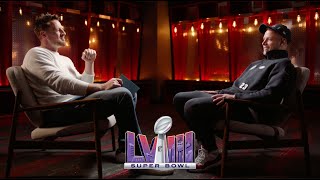 Christian McCaffrey SUPER BOWL INTERVIEW with JJ Watt | CBS Sports