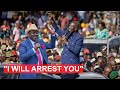 USINIITE ZAKAYO TENA! Listen to what fearless Ruto told Raila face to face in Murang'a county!!