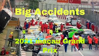 Race 2-12 laps 68th Macau 🇲🇴 Grand Prix biggest accidents