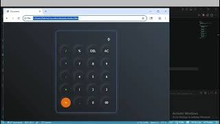 Simple Calculator Using HTML CSS & JavaScript # Simple Calculator #Html #Css #Javascript #Shorts