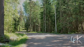 4K - Walking in the woods Finland ESPOO | Oittaa Forest | Relaxation Sound of Nature