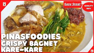 Crispy Bagnet Kare Kare | Home Made Crispy Bagnet Kare Kare | Cooking Tutorial | Pagkaing Pinoy