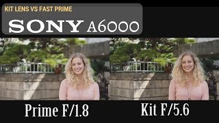 Kit Lens vs Fast Prime Lens