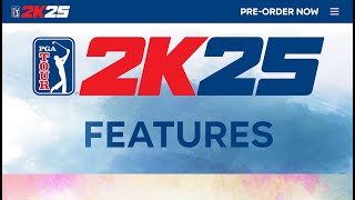 PGA2K25 NEW FEATURES