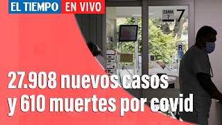 Coronavirus en Colombia: 27.908 nuevos casos y 610 muertes más | El Tiempo