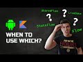 StateFlow vs. Flow vs. SharedFlow vs. LiveData... When to Use What?! - Android Studio Tutorial