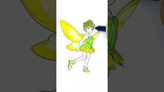 Tinker Bell Coloring Pages Coloring Your Dreams with Tink #tinkerbell #disney #coloring #drawing