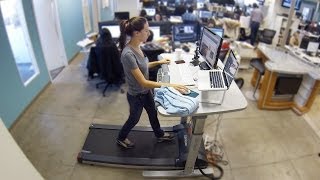 We Tried A Treadmill Desk Because Sitting At Work Is Killing Us