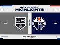 NHL Highlights | Kings vs. Oilers - November 16, 2022