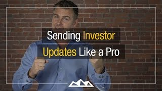 How To Send Investor Update Emails | Dan Martell