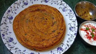 Lachha Masala Paratha | Spicy paratha | Masala Roti Recipe | Quick paratha