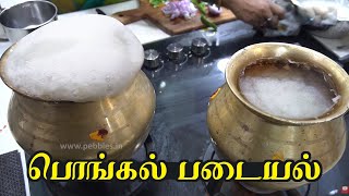 பொங்கல் படையல் | Pongal Virundhu : Ven Pongal,  Milagu Pongal,  Chakkara pongal by Gobi Sudha |#643