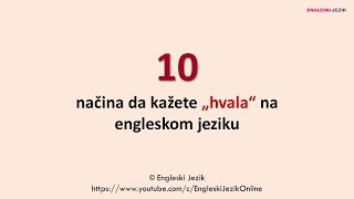 10 načina da kažete \