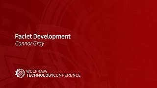 Paclet Development