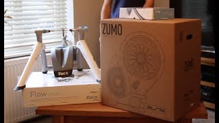 Elite Zumo Smart Turbo Trainer - Unboxing - First Thoughts - Noise Test (Vs Tacx Flow T2240)