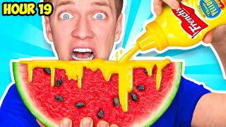 Craziest EATING CHALLENGES [SHOCKING!!] I Spent 100 Hours Eating Weird Food Comb