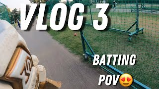 BATTING SESSION AT ACADEMY | GO PRO VIEW❤️|CLASSICAL SHOTS🔥