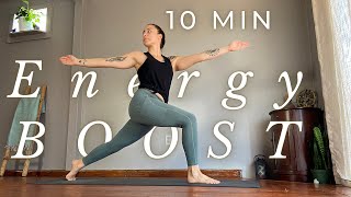 10 minute Yoga for Qi stagnation | Energy Boost Slow Flow for All Levels