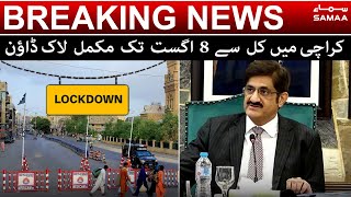 Complete Lockdown in Karachi - COVID news updates - News Alert
