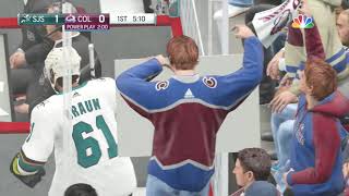 Game 3 RD 2 (San Jose vs Colorado) (EA SPORTS NHL 19) (2019 Stanley CUP Playoffs)