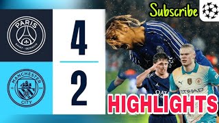 PSG vs Man City (4-2) Extended Highlights || UEFA CHAMPIONS League 2025