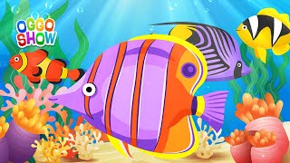 Bright Underwater | Beautiful Fish  | Relaxing Music | Sea Bubble Sound