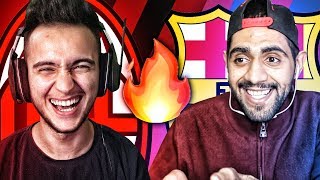 تحدي من اللي يعرف فريقه أكثر 🤔😂 (ميلان × برشلونة 🔥)