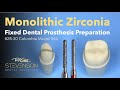 Monolithic Zirconia FDP #28 30 On the Columbia 860 Typodont