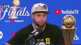 Warriors Post-Game: NBA Finals MVP Stephen Curry addresses media