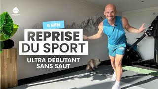 🔥 5 min - Reprise du SPORT - ULTRA Débutant - SANS SAUT ! - Alexandre Mallier - Move Your Fit