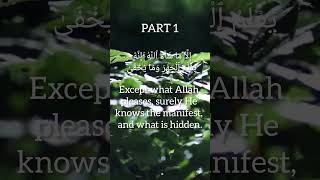 Surah Al-Ala Part 1 | surah al-ala with english translation
