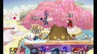 SSBB - Xanadu Doubles - Bionic (G\u0026W) \u0026 Kojin (MK) vs.   TUSM (Dedede) \u0026 MIB (Wario) 1