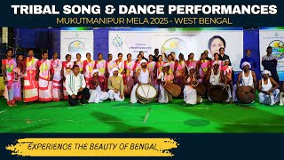 TRIBAL DANCE, SONG \u0026 DRUMS Performances At Mukutmanipur Mela 2025 West Bengal | TRIBAL Culture Video