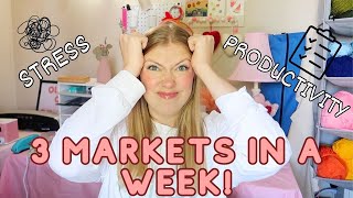 ❀ Studio vlog 22 ❀ // BUSIEST Week Yet! (3 markets, productivity, mistakes, + more) #studiovlog