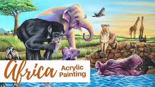 How to Paint a Monkey in Acrylics