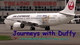 Journeys with Daffy　JAPAN AIRLINES BOEING737-800 JA341J