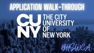 CUNY Application Tutorial 2020