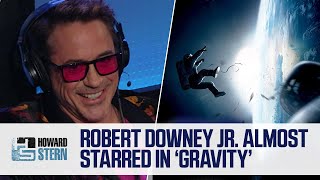 Robert Downey Jr. Almost Starred in “Gravity” (2015)