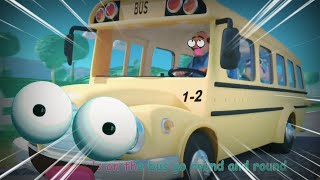 Funny Revision of Wheels on the Bus Laughing Facial Expression! Try Not to Laugh!