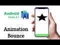 Tutorial Animation Bounce in Android Studio 4.1