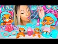 ASMR EATING EDIBLE LOL DOLL, HAIR BRUSH, 먹을 수 있는, 디저트 (EDIBLE LIPSTICK, GLASSES, DESSERT) MUKBANG 먹방