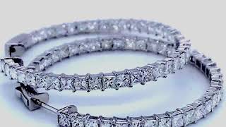 MDJ Advantage - Inside Outside Diamond Hoop Earrings - Dominic Mainella