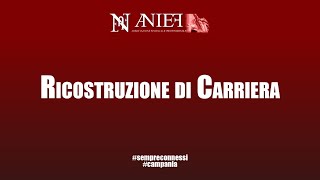 Ricostruzione di carriera prof Cozzolino